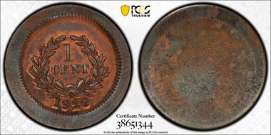 1920-H 1C Uniface Rev Copper Trial SP62RB