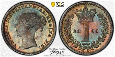 1883 1D Mdy S-3920 PL67+