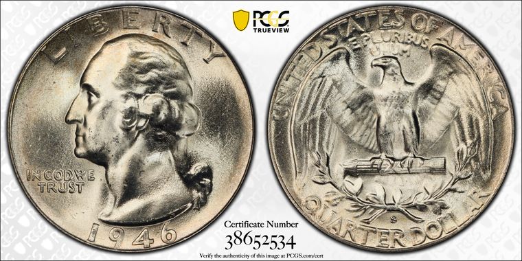 Cert 38652534 - Coin Image