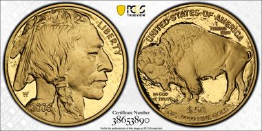 2006-W $50 American Buffalo .9999 Fine Gold PR69DCAM