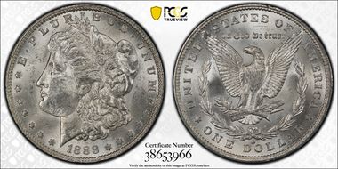 1888-O $1 MS62