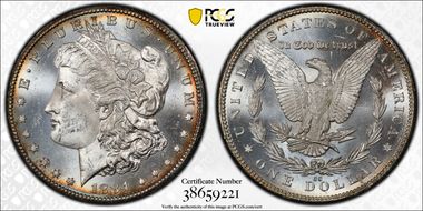 1884-CC $1 MS63