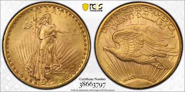 1912 $20 MS62