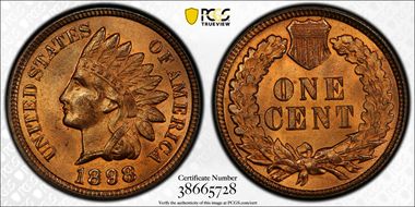 1898 1C MS65RB