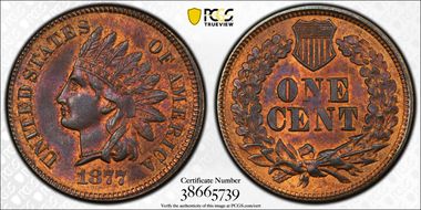1877 1C MS64RB