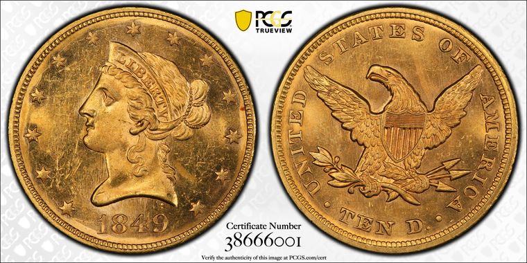 Cert 38666001 - Coin Image