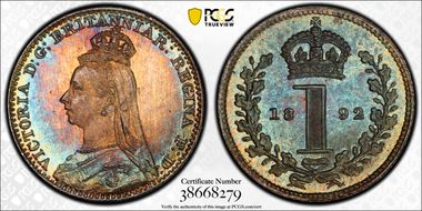 1892 1D Mdy S-3936 PL67+