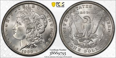 1900-O $1 MS66+