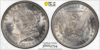 1883-O $1 MS67