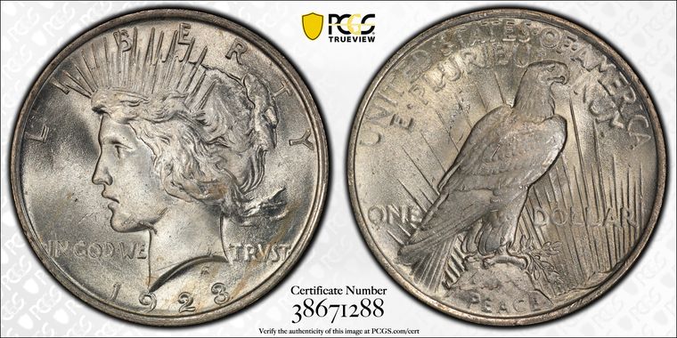 Cert 38671288 - Coin Image