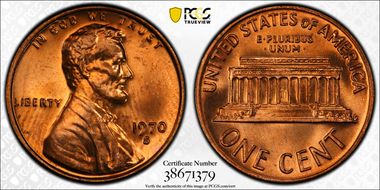 1970-S 1C Large Date MS64RD