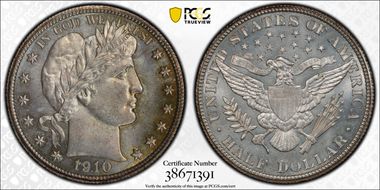 1910 50C MS66