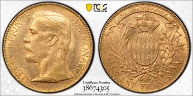 1891-A 100 Fr Gad-MC124 MS62