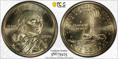 2000-P SAC$1 Cheerios Prototype Reverse MS68