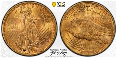 1914-S $20 MS66