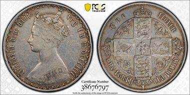 1853 Florin S-3891 XF40