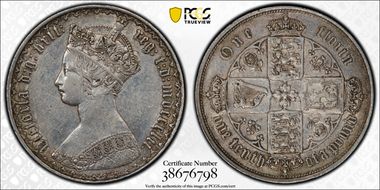 1852 Florin S-3891 ii/i XF45