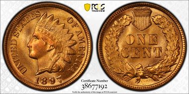 1897 1C MS67RD