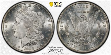 1890-S $1 MS65