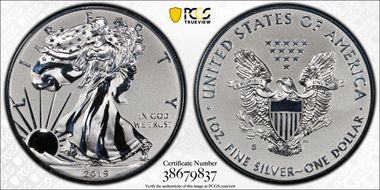2019-S $1 Silver Eagle Enhanced Rev PR First Strike PR70