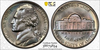1970-S 5C MS65FS