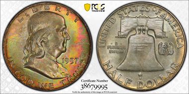 1957-D 50C MS67