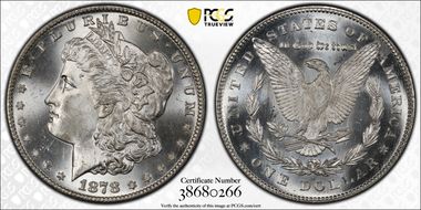1878-S $1 MS66