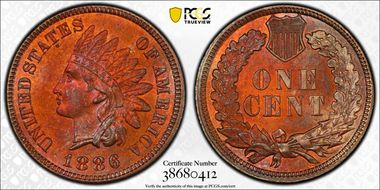 1886 1C Type 1 MS63RB