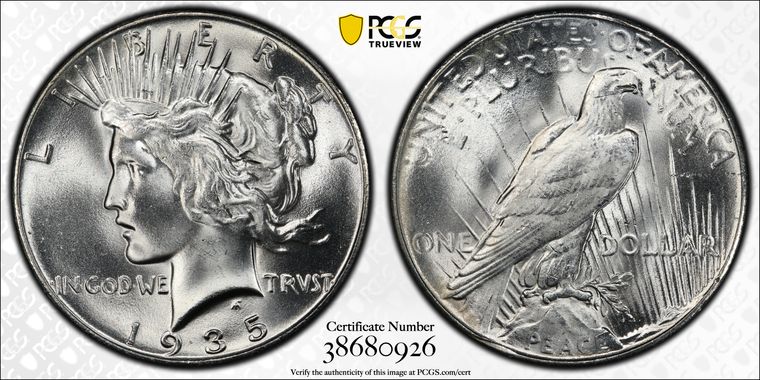 Cert 38680926 - Coin Image