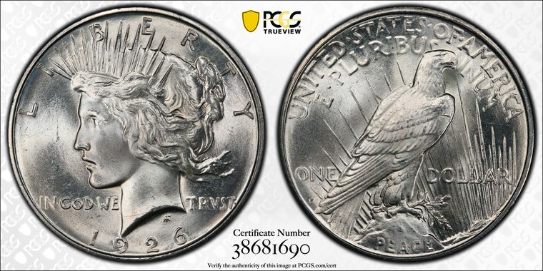 Cert 38681690 - Coin Image