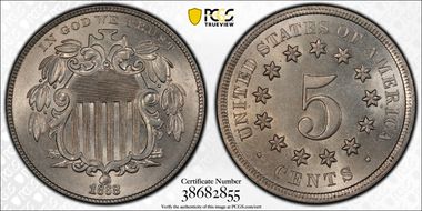 1868 5C MS65