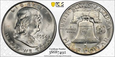 1954-D 50C "Bugs Bunny" FS-401 MS64