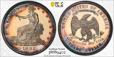 1882 T$1 Trade PR65CAM