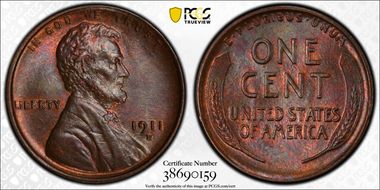 1911-D 1C MS66BN