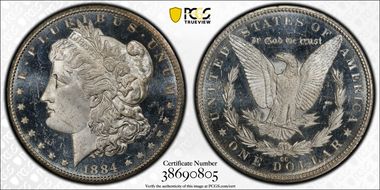 1884-CC $1 MS63DMPL