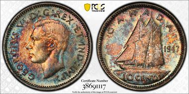 1947 10C MS65