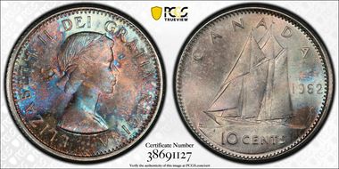 1962 10C MS66
