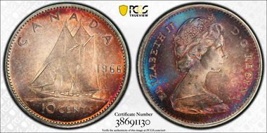 1966 10C MS65