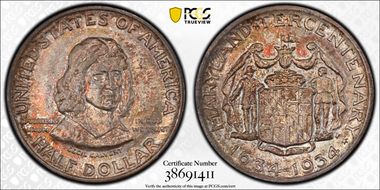 1934 50C Maryland MS66