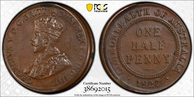 1927 1/2D MS62BN