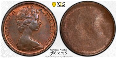1967 1C MS65BN