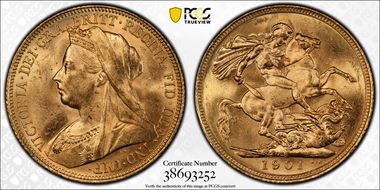 1901-S Sov S-3877 MS63
