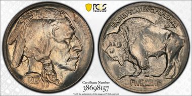 1913-S 5C Type 1 MS66+