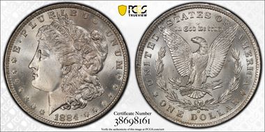 1884-O $1 MS67