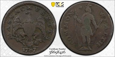 1787 1/2C Massachusetts F12BN