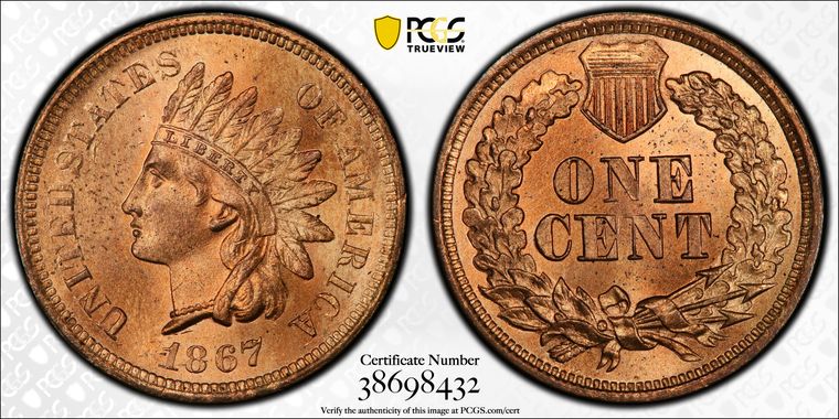 Cert 38698432 - Coin Image