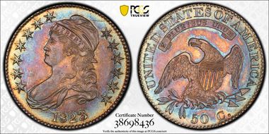 1823 50C O-109 MS63
