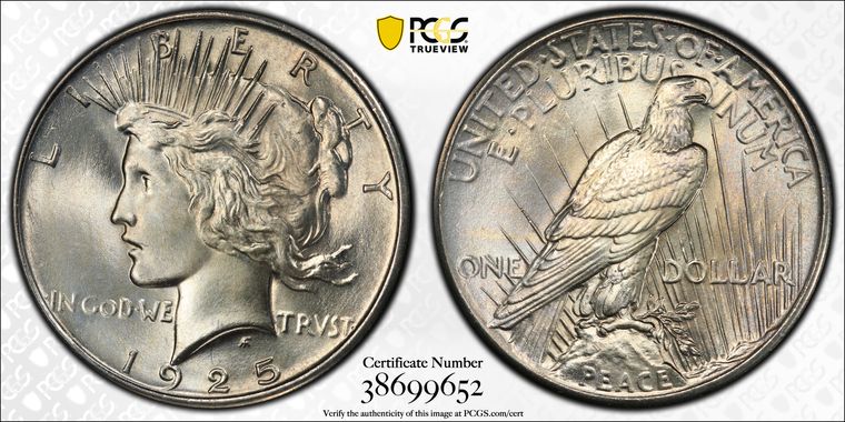 Cert 38699652 - Coin Image