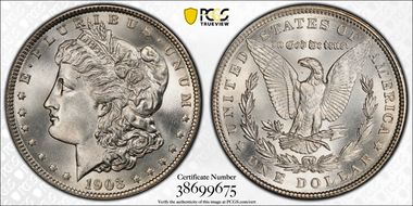 1903 $1 MS67+