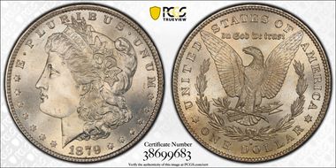1879-S $1 MS68